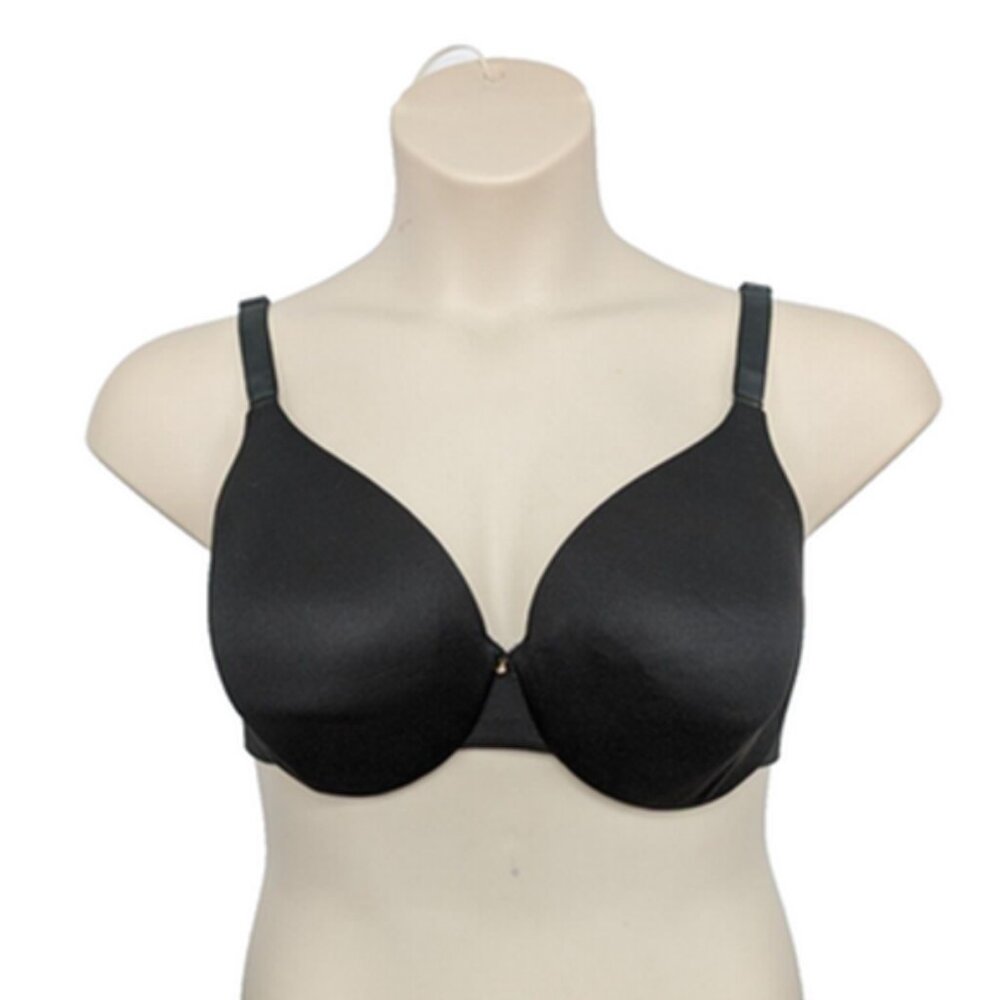 Cacique Bra Size 40D Invisible Backsmoother Full Coverage Black Lane Bryant